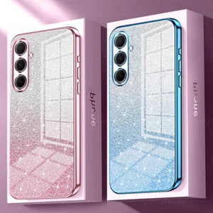 Glitter Plating Phone Case For Samsung Galaxy S25 Ultra S24 S23 FE A16 A35 Cover - Picture 1 of 22