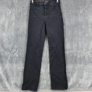 NYDJ Los Angeles LIFXTUCK Ankle Jeans Women's 2P Navy Rhinestones - Picture 1 of 10