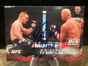 Pat Barry Signed 2009 Topps Round 2 UFC Card in person Auto Rc Rookie - Picture 1 of 1