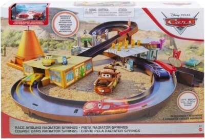 Disney Pixar Cars Race Around Radiator Springs Playset NEW - Image 1 of 4
