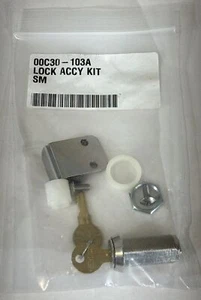 Genuine Beverage Air OEM 00C30-103A Lock Assembly Kit with Key LOCK ACCY KIT SM - Picture 1 of 1