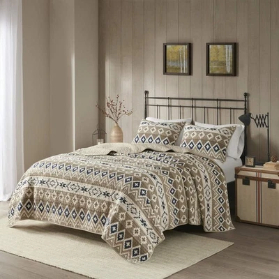 Reversible Quilt Cabin Lifestyle Design - All Season, Breathable Coverlet Bed... - Image 1 of 4
