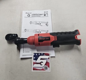 Herramientas Snap-On ROJO 14.4 V 1/4" Accionamiento Trinquete Inalámbrico CTR825 MODELO MÁS NUEVO - Imagen 1 de 6