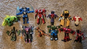 Transformers Action Figure Lot. Modern Autobots Decepticons Lot Bundle - Picture 1 of 5