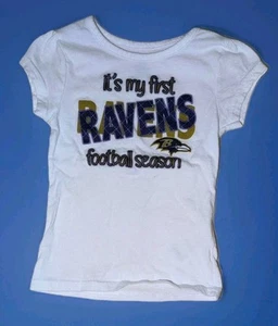 3T Ravens Football Saison T-Shirt Kleinkind Baltimore Raven's NFL - Bild 1 von 4