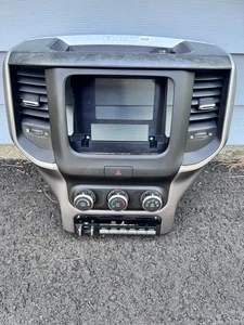 2019- 2024 Dodge Ram 2500 3500 Center Dash & Climate Radio Trim Bezel - Picture 1 of 4
