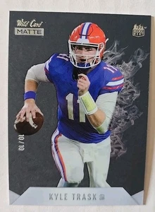 2021 Wild Card Rookie Heat Kyle Trask # Mrhr-4 Serial Numbered To 10 - Picture 1 of 9