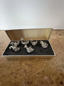 Vintage/6/piatto argento/portacandele cigno/scatola originale/come nuovo - Foto 1 di 11
