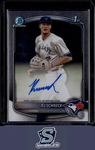 2025 Bowman Chrome #CPA-RSC RJ Schreck Prospect Autografi - Foto 1 di 2