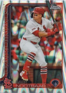 2025 Topps Chrome #108 Lars Nootbaar rifrattore ad onde a raggi. - Foto 1 di 2