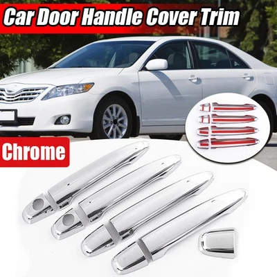 Серебряный чехол на дверную ручку для Toyota Camry Solara Prius Corolla Matrix Highlander - Изображение 1 из 4