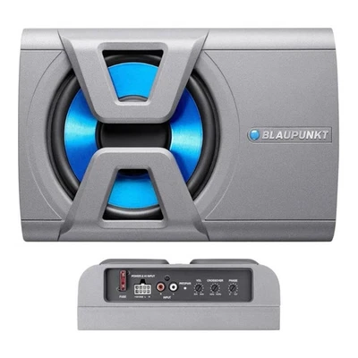 Blaupunkt XLF200A 8″ Low‑Profile Amplified Subwoofer 300W Peak, 150W RMS – NEW - Image 1 of 4