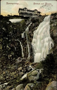 Ak Riesengebirge, Elbfall mit Baude - 3678393 - Picture 1 of 2