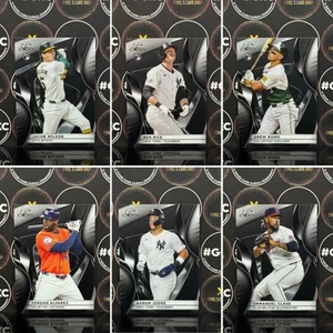 2025 Topps Chrome Black Base - You Pick Singles - Complete Your Set - Vets & RCs - Picture 1 of 24