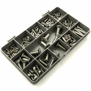 ASSORTED SOCKET CAP BUTTON & CSK HEAD BOLTS STAINLESS ZINC HIGH TENSILE KITS - Picture 1 of 3