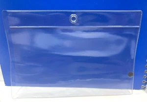 Protector de documentos y medios sobre de vinilo de un solo bolsillo ~ 6 1/4” x 3 1/2” ~ 40+ - Imagen 1 de 2