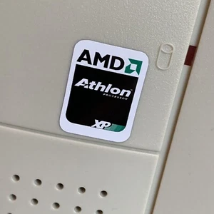 AMD Athlon XP Prozessor Computerhülle Abzeichen FLACH Aufkleber Retro PC - Bild 1 von 1