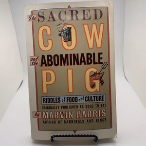 The Sacred Cow and the Abominable Pig: 1985 Anthropology Food And Culture - Imagen 1 de 6