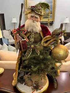 Stunning Mark Roberts LTD Ed 30" Timberland Woods Santa #9/250 - Picture 1 of 18
