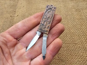 Rare Vintage USSR Soviet Russian Kremlin Small Mini Pocket Knife Pocketknife - Picture 1 of 9