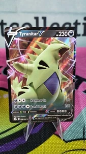 TYRANITAR V 158/264 POKEMON FUSION STRIKE HOLO RARE - Picture 1 of 5