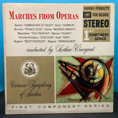 Audio Fidelity FCS 50,008 Marches from Operas Arthur Winograd Vinyl NM — 第 1/3 张图片