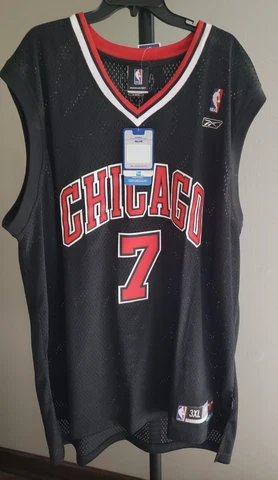 NBA Vintage Reebok Swingman Ben Gordon Chicago Bulls 7 Jersey Men 3XL NEW Cover