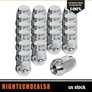 (20) 7/16" Closed End Bulge Acorn Lug Nuts 1.38" Tall 13/16" Hex For Chevy GMC - Picture 1 of 6