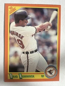 1990 Score Rookie & Traded #53T Brad Komminsk - Picture 1 of 2