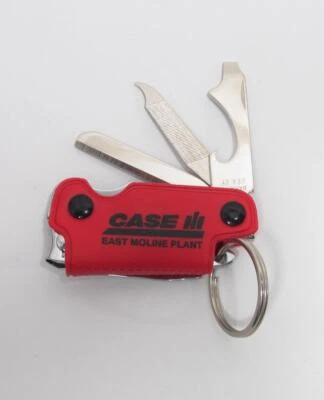 De colección Case IH East Moline Planta Llavero Navaja de Bolsillo Cortaúñas Empleado Foto 1 de 4