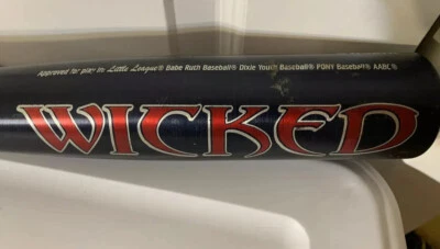 Taco de beisebol Worth Wicked Little League Mod LPW8 18 oz 28 polegadas fabricado nos EUA - Imagem 1 de 4