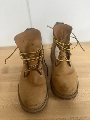 Timberland мальчиков водонепроницаемый загрузки кожи 12909 A5825 размер 6. Прочитайте описание - Изображение 1 из 4