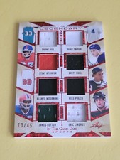 SNIDER PIAZZA LINDROS +5  2022 LEAF IN THE GAME USED - LEGENDARY 200 RELIC /45