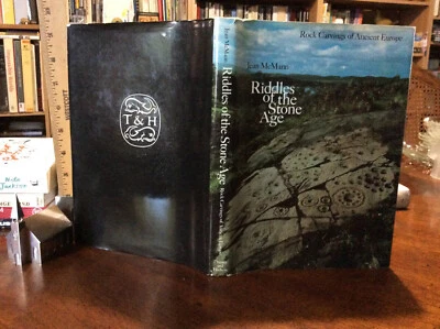 Riddles of the Stone Age by Jean McMann Rock Carvings Ancient Europe 1980 HC/DJ - Image 1 of 4