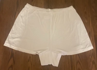 Bragas lencería vintage de nailon blancas Sears Tap Shorts - talla 10 Foto 1 de 4