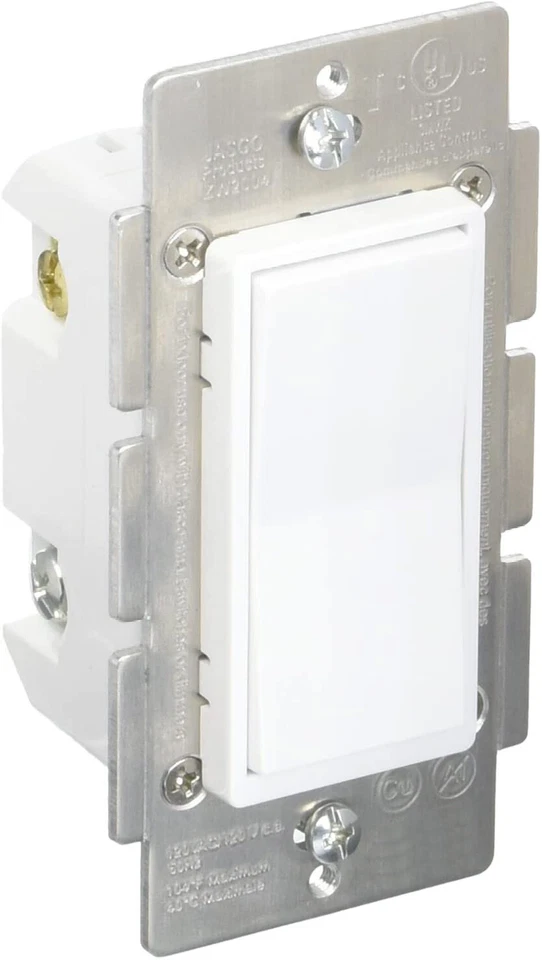 GE Jasco 45710 Z-Wave In Wall Add-On Auxiliary Switch (New) - Image 1 of 1