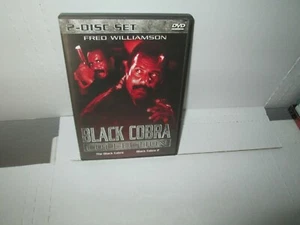 BLACK COBRA 1 & 2 seltene DVD Tough Chicago Cop FRED WILLIAMSON 1980er - Bild 1 von 1