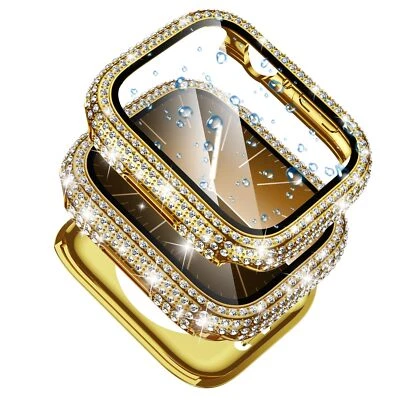 For Apple Watch 9/8/7/6/5/4/3/SE Diamond Bling Case Cover 38/40/41/42/44/45mm - Image 1 of 4