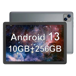 10.1" WIFI Tablet Android 13 HD 256GB Tablet Pad Octa-core Netflix Dual Camera - Picture 1 of 13
