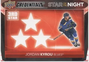 21-22 2021-22 credenziali Jordan Kyrou 3a stella della notte #3S-10 blues - Foto 1 di 1
