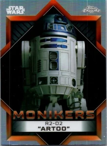 2023 Topps Chrome Star Wars Monikers - M-10 R2-D2 - Picture 1 of 2