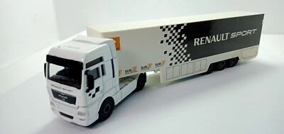 Majorette MAN TGX RENAULT SPORT WRC Team Truck 1/64 (10.2 Inches) Open  Door - Image 1 of 4