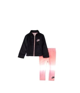 Nike Girls Solid Long-Sleeve Jacket & Ombre Jersey Leggings Set Medium 6 - Picture 1 of 1