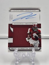 2023 Jahmyr Gibbs National Treasures Rookie Patch On Card Auto /99 - Lions