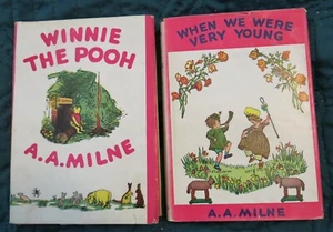 Winnie the Pooh & When We Were Very Young by A.A. Milne (Vintage hardbacks) - Picture 1 of 9