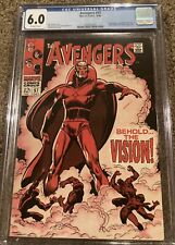 AVENGERS #57 CGC 6.0 OFF- WHITE PAGES-1ST APP. THE VISION-JOHN BUSCEMA CVR. 1968