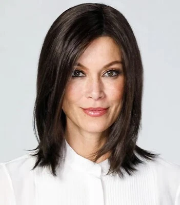 NWT JON RENAU, Top Secret 12” Topper Straight Hairpiece Shade 6/Fudgesicle Brown - Image 1 of 4