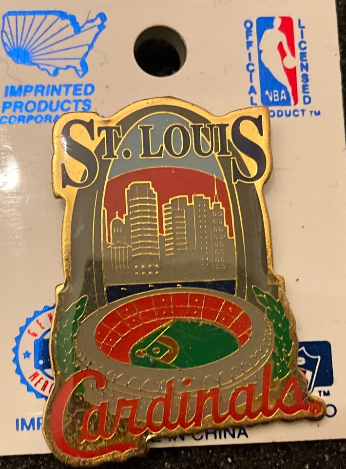 St Louis Cardinals Busch Stadium Skyline  Pin IMPRINTED PRODUCTS - Image 1 of 1