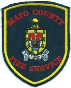 Mayo County Fire Service Embroidered Patch Size 100 mm x 80 mm - Picture 1 of 1