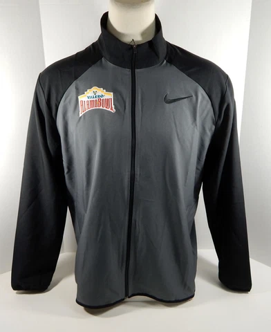 Texas Christian Univeristy TCU Men's Alamo Bowl Black Grey Jacket Nike New Cover